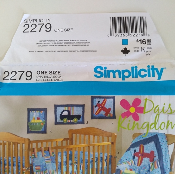 Simplicity 2279 Sewing Pattern - Picture 2 of 5